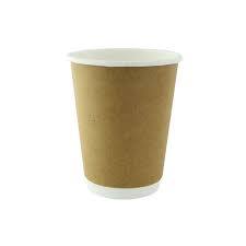 210GCDW12K 12OZ DOUBLE WALL CUP KRAFT   500/CS