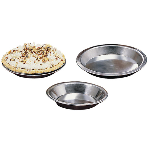 AM-1188 PIE PAN 10" ODX9" IDX1.25 DEEP ALUMINUM