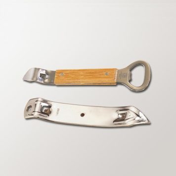 AM-BC39 WOOD HANDLED BOTTLE OPENER/ CAN PIERCE