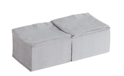 B1010GRY1 BEVERAGE NAPKIN GRAY 2-PLY  (1M/C)