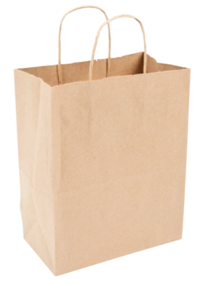 BGSH8411BR BROWN SHOPPER ( 250 ) 8 -1 / 8 X 4 -1 / 2 X 10.25 "