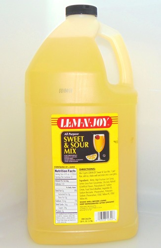 BM04LLJ LEM-N-JOY WHISKEY SOUR MIX  (4GAL/CS)