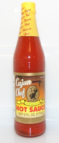 CCHS06 CAJUN CHEF HOT SAUCE 6OZ BOTTLE  (24EA/CS)