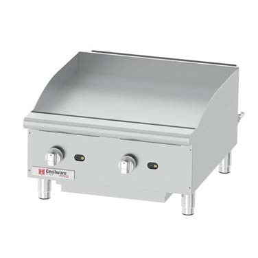 CEC-GCP24 GRIDDLE 24" MANUAL CONTRL NGAS 2 - BNR 60K BTU