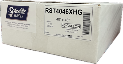 CLRST4046XHG CAN LINER 40X46/ 40-50 GAL GRAY 1.1MIL  (125/CS)