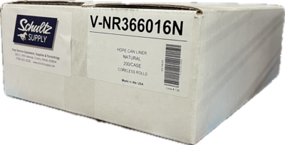 CLVNR366016N LINER HI DENSITY 36X58 16 MICRON 55GAL (200/CS)