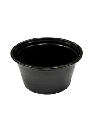 CPC02B SOUFFLE 2OZ PLASTIC BLACK 10/250 USES LID CPCL02