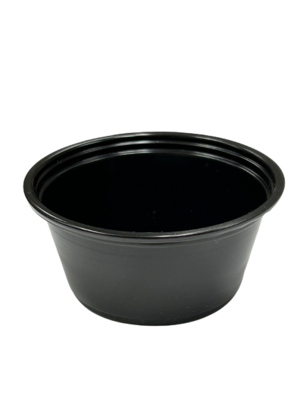 CPC0325B SOUFFLE 3 1/4 OZ BLACK   (25PK/100) USES LID CPCL04