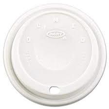 D16EL DOME LID WHITE (10PK/100)