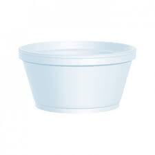 D8SJ12 8OZ SQUAT FOAM FOOD CONTAINER  20PK/50