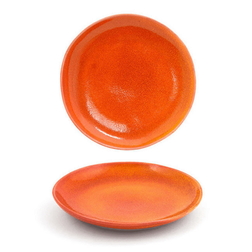 DSP031ORP23 PLATE 8" KILN BLOOD ORANGE     12EA/CS