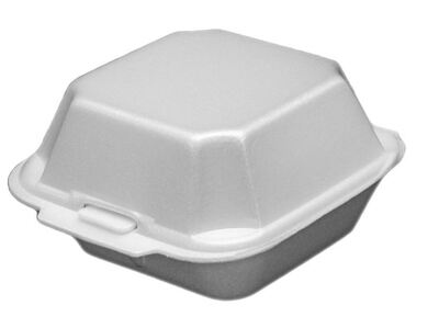 ECPX225WHT FOAM CARRYOUT 6X6X3 4/125 CS *WHITE