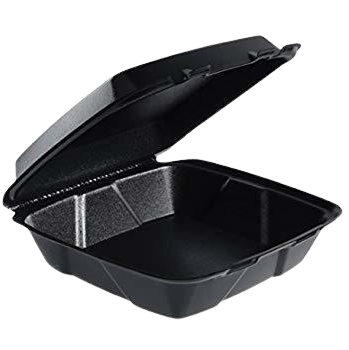 ECPX993-1BLK BLACK FOAM C/O LG 9 X 9 X 3 1-COMPARTMENT 200 / CS