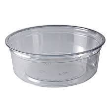 FK-RD8 8OZ DELI CONTAINER CLEAR PLASTIC   (500)