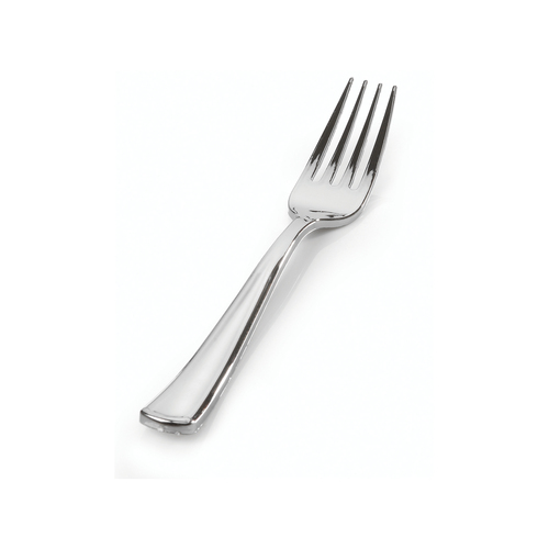 FKHS FORK HEAVY PLASTIC SILVER  (600/CS)