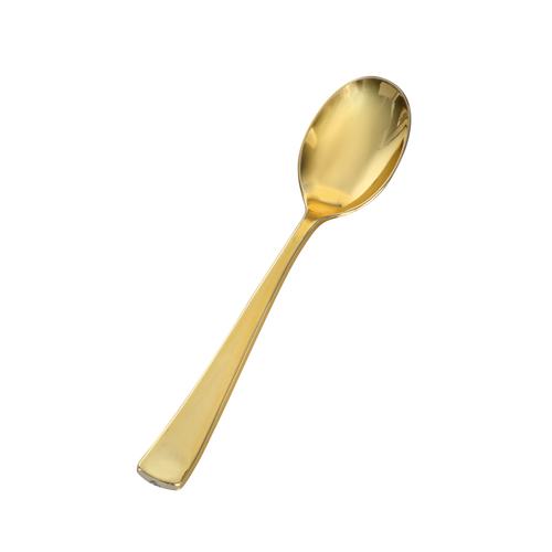 FLS751 SPOON, HEAVY GOLD PLASTIC(400)