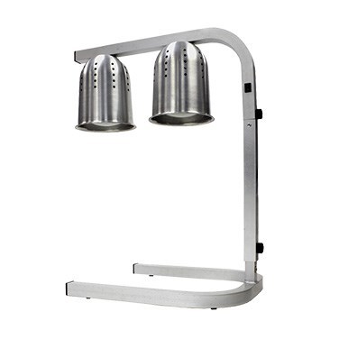 FW2BECON HEATLAMP ALUMINUM FRAME & SHADE  W/2-250W WHITE BULBS120V