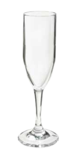 GET-SW1401 POLY CHAMPAGNE 6OZ CLEAR    2DZ/CS