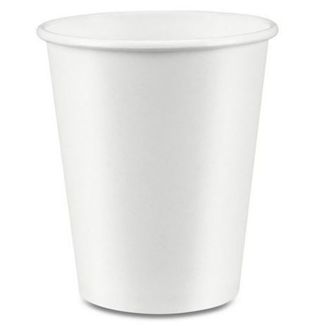 HOTCUP8W1 HOT CUP  8OZ  WHITE ( 1 M / CS )