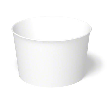 IPFOODCON8W 8OZ PAPER FOOD CONTAINER WHITE (20PK/50)