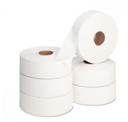 JRT2PLY 2 PLY TOILET TISSUE X 1000 'JUMBO ( JR )12 RL  *62312