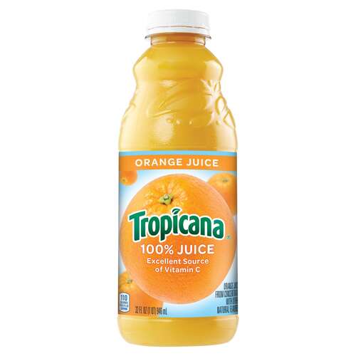 JU32TROJ TROPICANA ORANGE JUICE 32OZ   12/CS