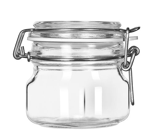 JAR W/ CLAMP LID 6.75OZ    6EA/CS *590321