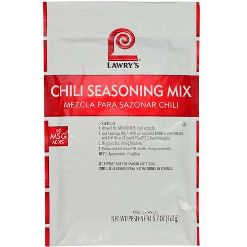 LAWRCS LAWRY'S CHILE SEASONING 5.7OZ PACKETS (6/CS)