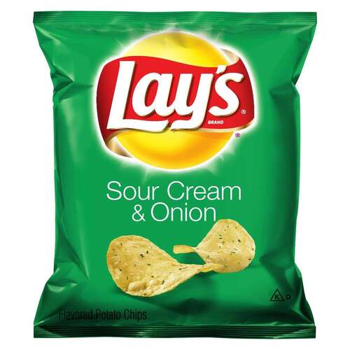 LAYSSCO104 LAYS SOUR CREAM & ONION 104CT