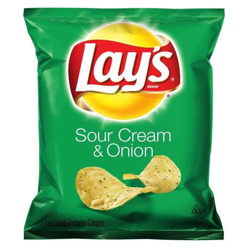 LAYS SOUR CREAM & ONION 104CT