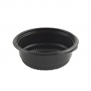 M4808B 8OZ BLACK BOWL MICROWAVEABLE (540/CS) *PK:500 USE:LH4800 DOME