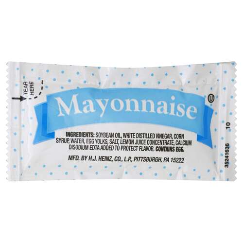MAYO01 INDIVIDUAL MAYONNAISE PACKET 9 GRAM   (200/CS)
