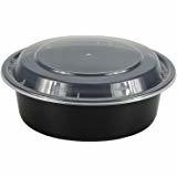 MT0750B MICROWAVABLE CASSEROLE 32OZ COMBO BLACK (150/CS)