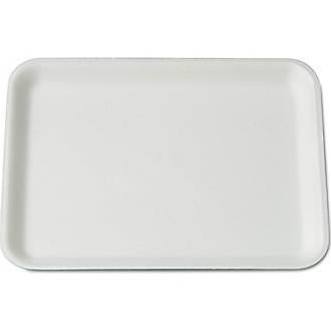 MT4S WHITE FOAM TRAY  9 1/4 X 7 1/4 X 1/2 (500/CS)