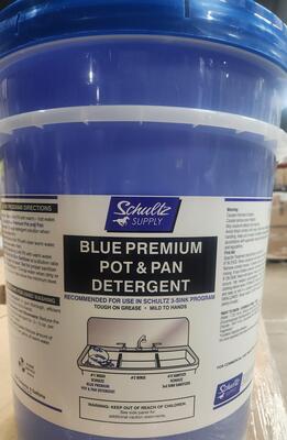 N4318P SCHULTZ PREMIUM POT / PAN DETERGENT ( 5 GAL )