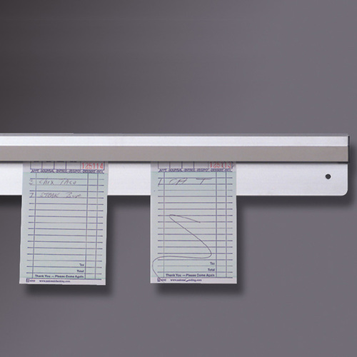 OS18A CHECK MINDER SLIDE ALUMINUM 18"X2.5" MARBLE FILL