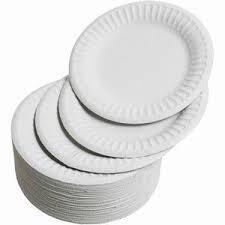 P601B PAPER PLATE 6" WHITE (1M/CS) *E30200 00064