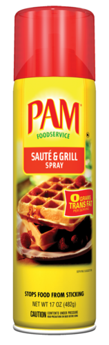 PAM GRILL AND SAUTE SPRAY 17OZ   (6EA/CS) *63111