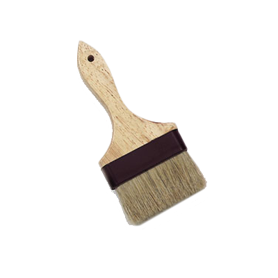 PBR4 PASTRY BRUSH 4" BOAR BRISTLE WOOD HANDLE