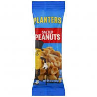 PEANUT02 PLANTERS SALTED PEANUTS 2OZ BAG  144/CS