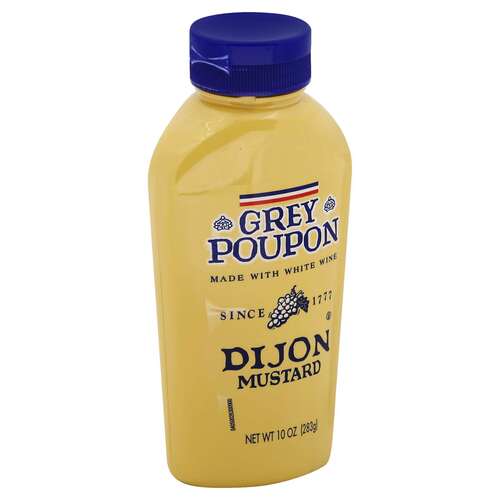 POU10SQ GREY POUPON DIJON MUSTARD 10OZ SQUEEZE BOTTLE  12EA/CS