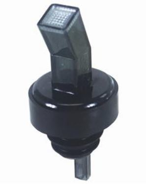 PR313B/B POURER WITH SCREEN BLACK/BLACK