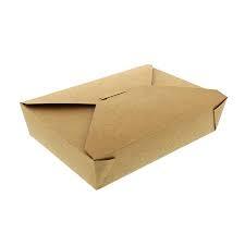 TGKB2 #2 TAKEOUT BOX 49OZ KRAFT   200/CS