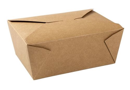 TGKB4 #4 TAKEOUT BOX KRAFT 96OZ   (200/CS)