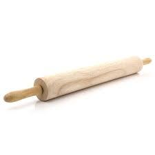 RP18W 18" WOOD ROLLING PIN