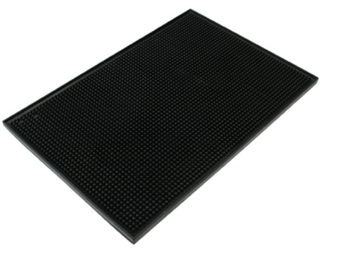 SERVMAT-BLK SERVICE MAT 12"X18" PLAIN BLACK