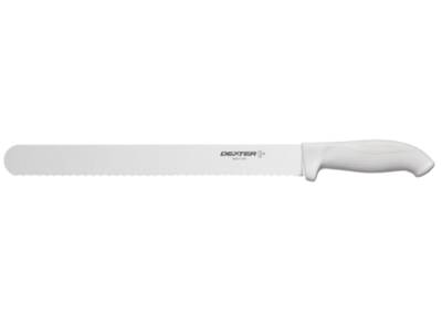 RH SG140-12 ROAST BEEF SLICER 12" WHITE HANDLE