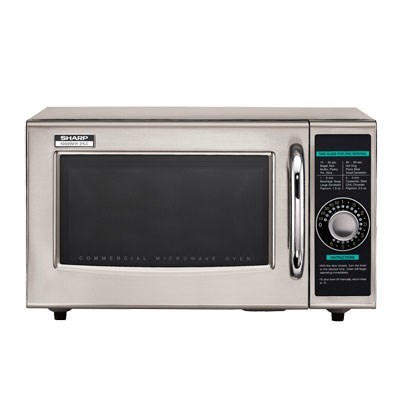 SHARP-R21LCFS MICROWAVE OVEN 1000W 120V DIAL KNOB CONTROL