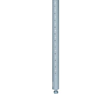 SHP34C SHELVING POST 34" SILVER EPOXY   PK:4