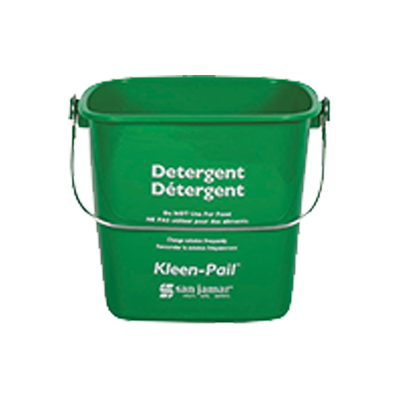 SJKP196GN KLEEN PAIL 6 QUART GREEN SOAP   12EA
